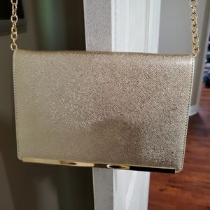 Gold cocktail party purse ! Tags still on